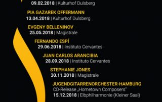 Hamburger Gitarrentage 2018 | Der Flyer ist da!