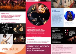 Flyer und Plakat des Hanse Guitar Festival sind online!