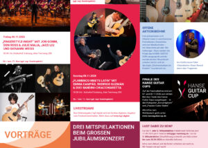 Flyer und Plakat des Hanse Guitar Festival sind online!